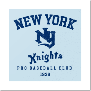 New York Knights Batting Practice workout Posters and Art